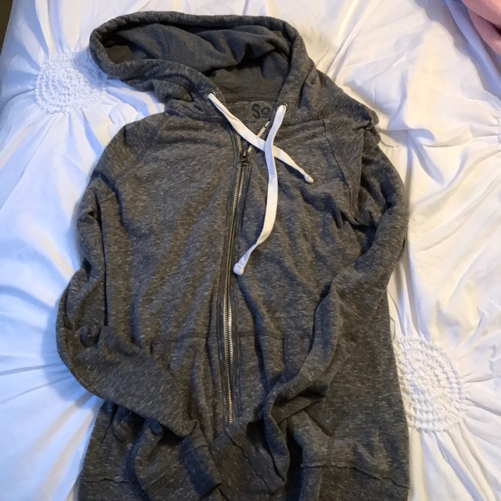 SO Brand Grey Zip Up